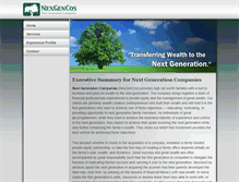 Tablet Screenshot of nexgencos.com